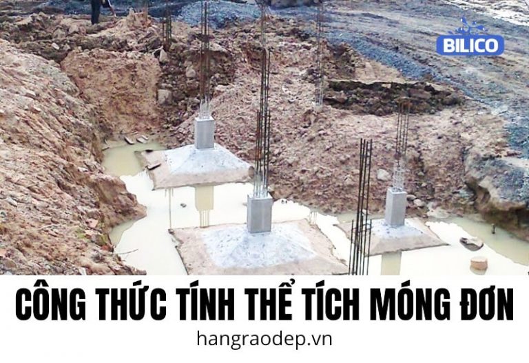 Công thức tính thể tích khối bê tông hình thang