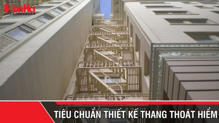 Kích thước thang thoát hiểm