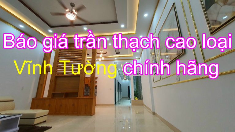 Trần thạch cao vĩnh tường